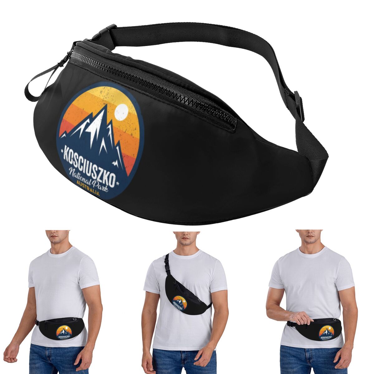 Women Bags In Australia - Crossbody Waist Bag Mount Kosciuszko National