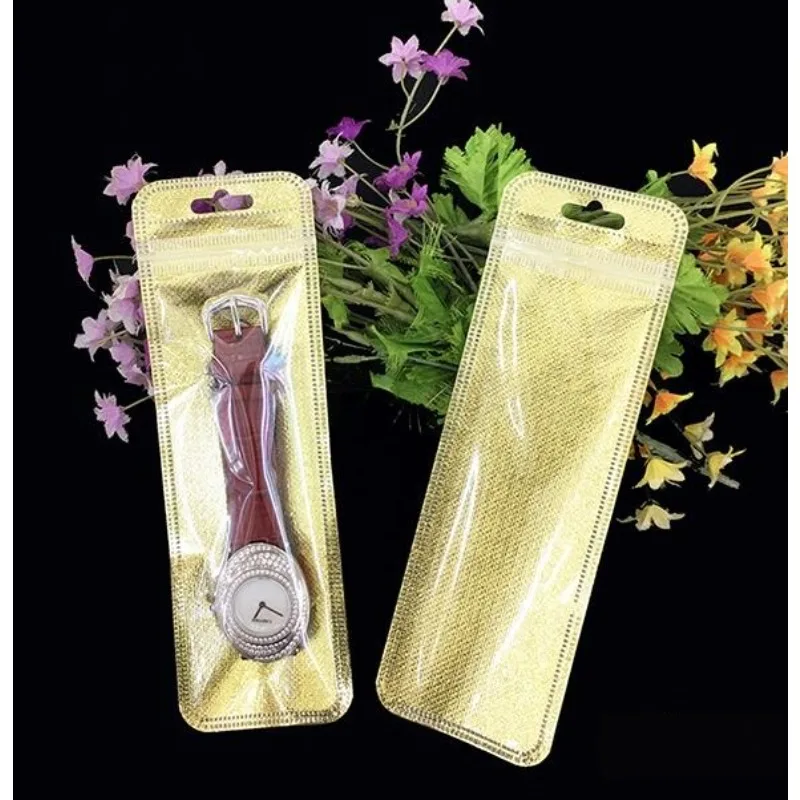 Women Bags For Eid - 100pcs/lot Long Fashion Translucent Packing Bag