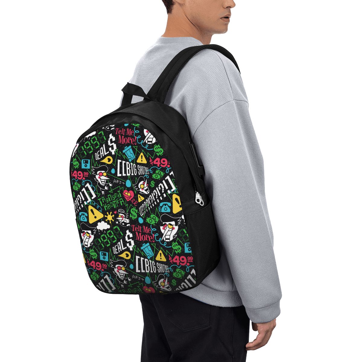 Women Bags For College - Deltarune SPAMTON G Backpack Travel Notebook