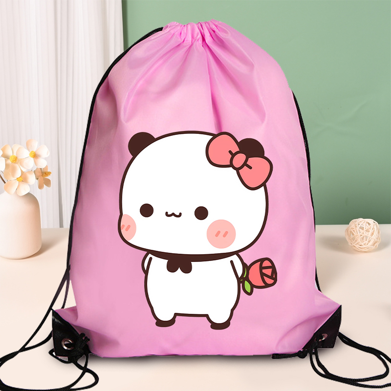 Women Bags Gift - Bubu Dudu Cute Bear Polyester Drawstring