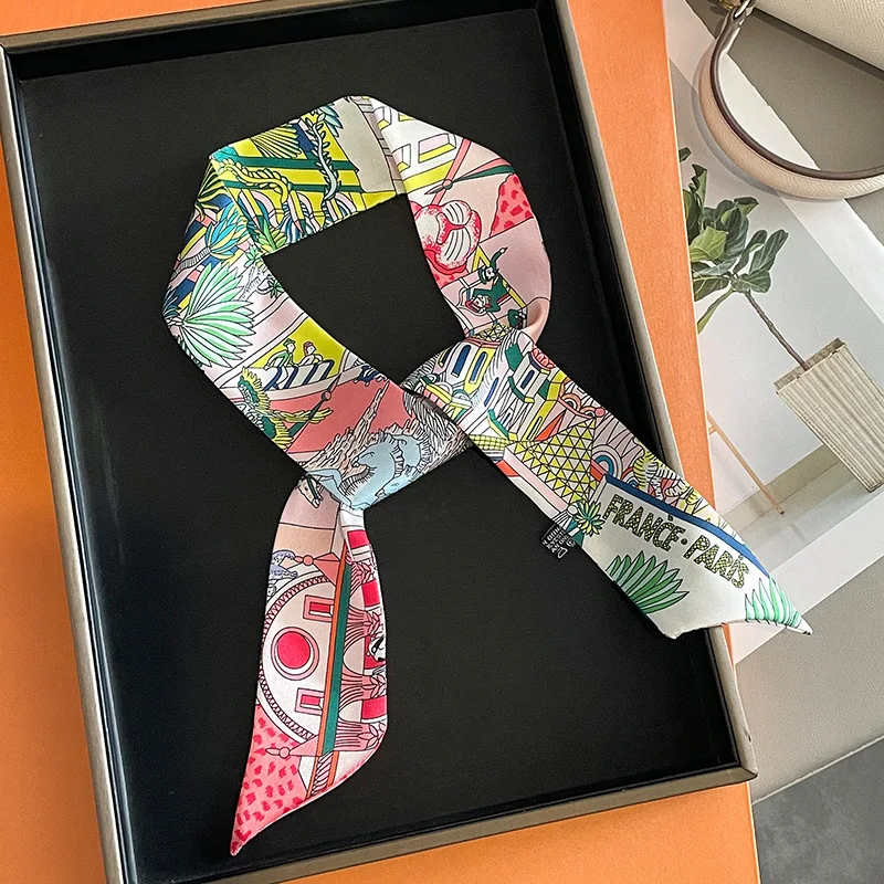 Women Bags Online - Luxury Design Horse Print Skinny Silk