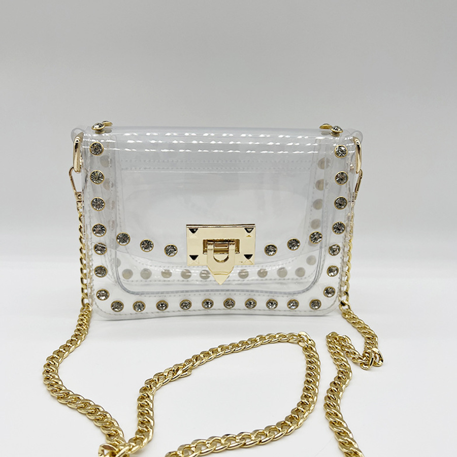 Jelly Bag Clear Pvc - Women's New Flip Small Handbag Fashion