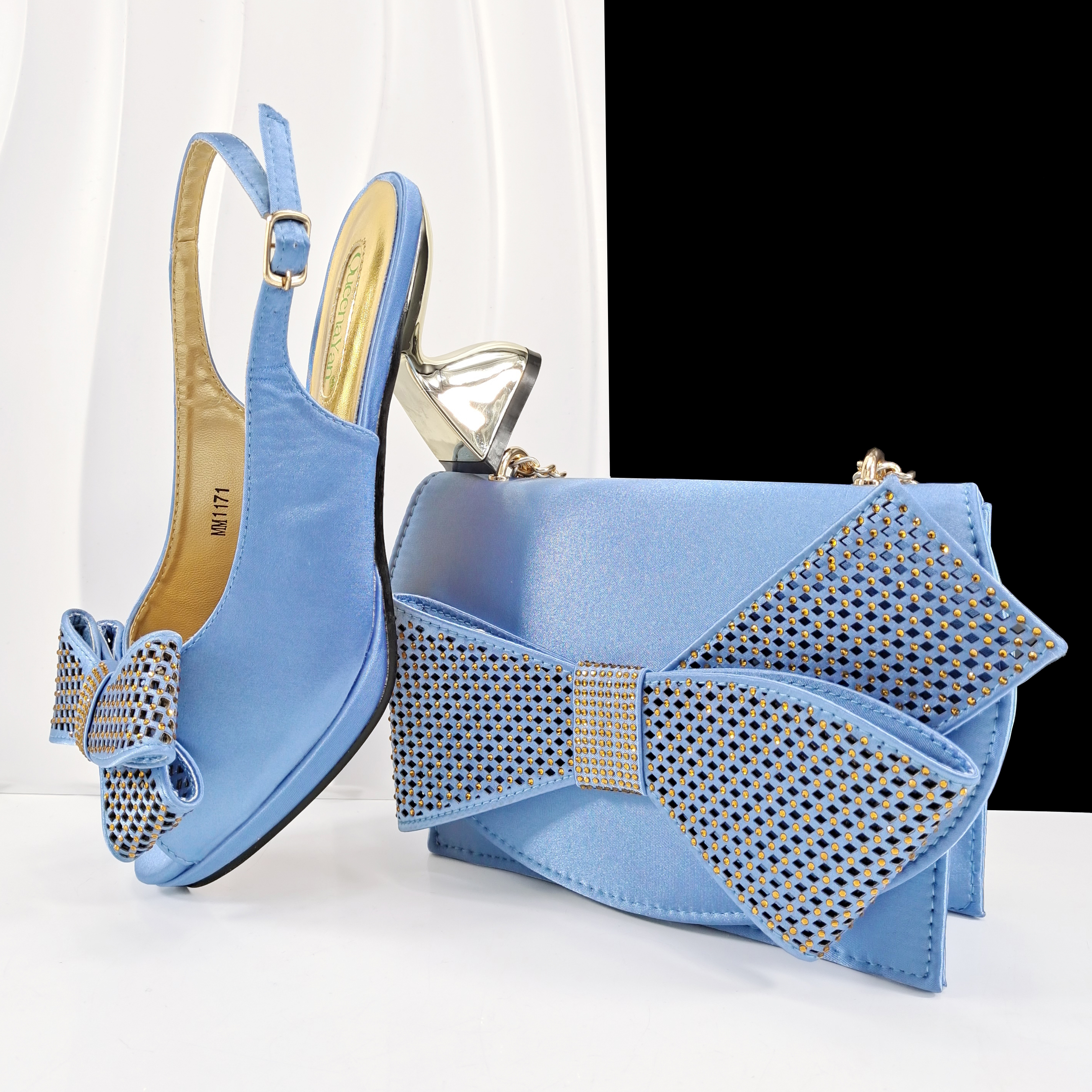 Women'S Bags Handbags - Queena Yan Sky Blue Color Peep