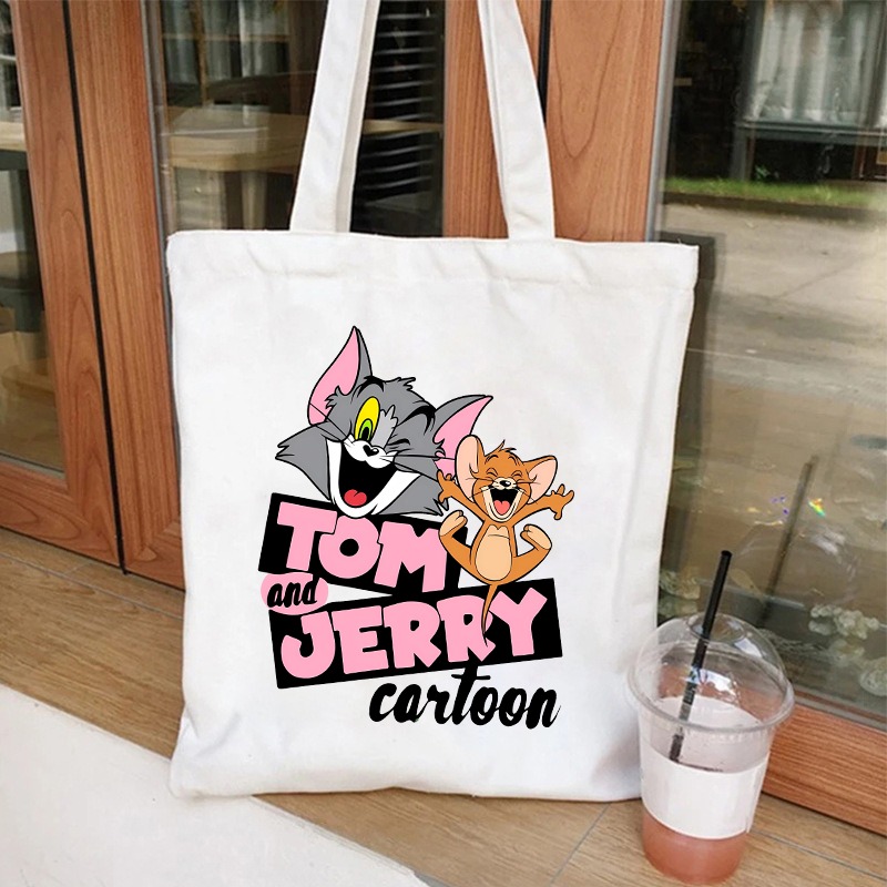 Women'S Bags Handbags - Tom and Jerry Cute Canvas Bag