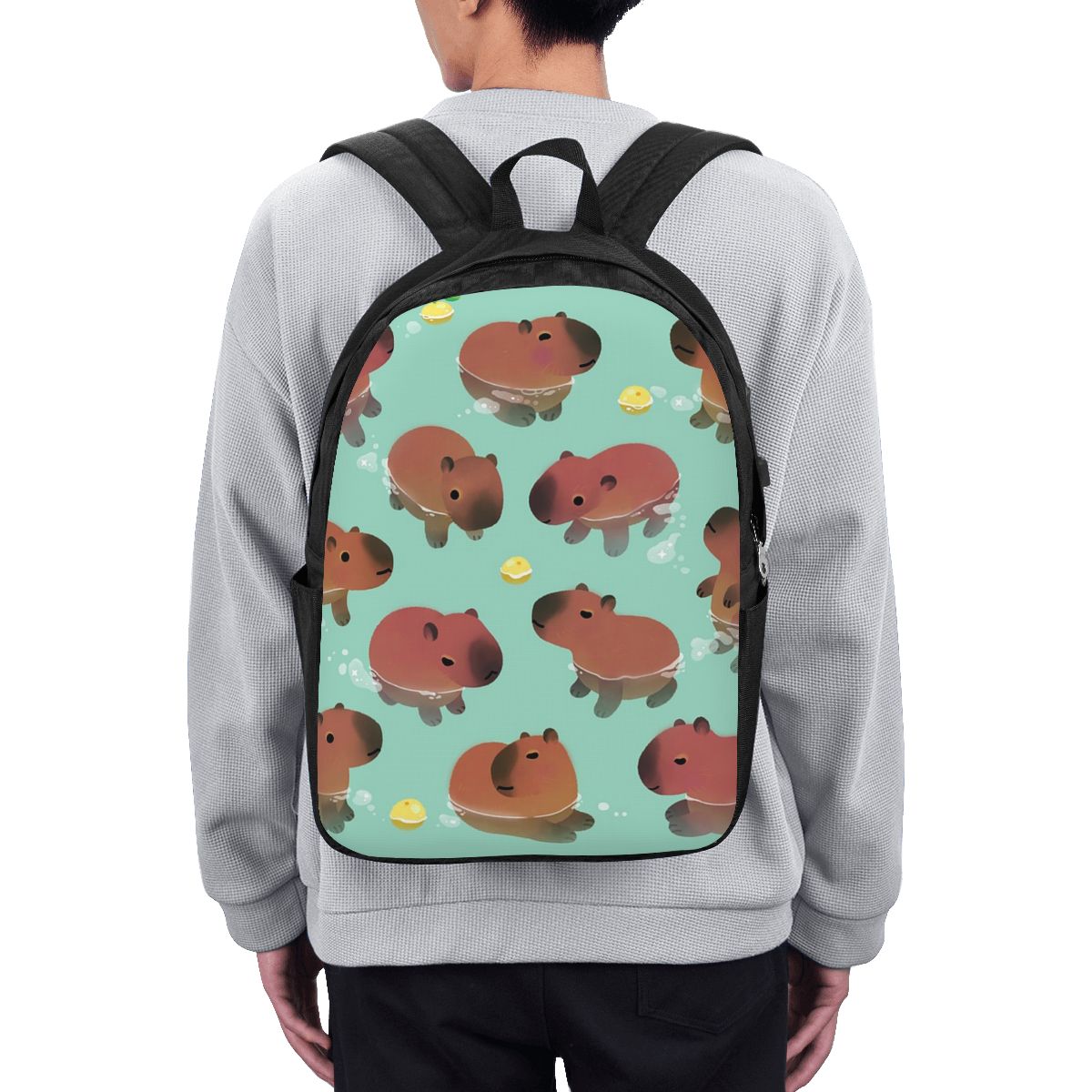 Capybara Animal Pattern Backpa - огляд і ціна Women Bags For College