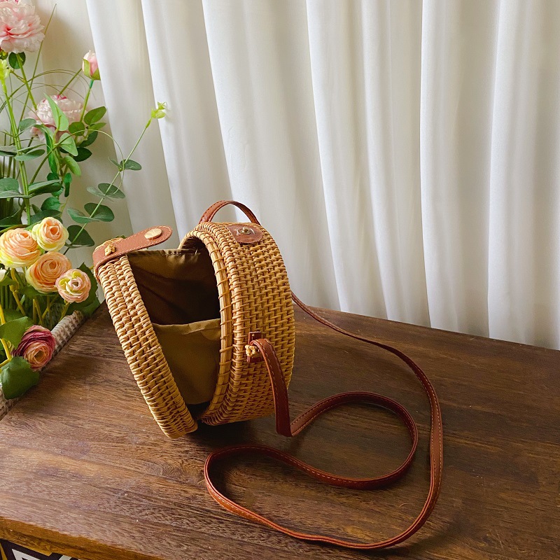 Vietnam Rattan Bag Round Woven - огляд і ціна Women Bags Vietnam