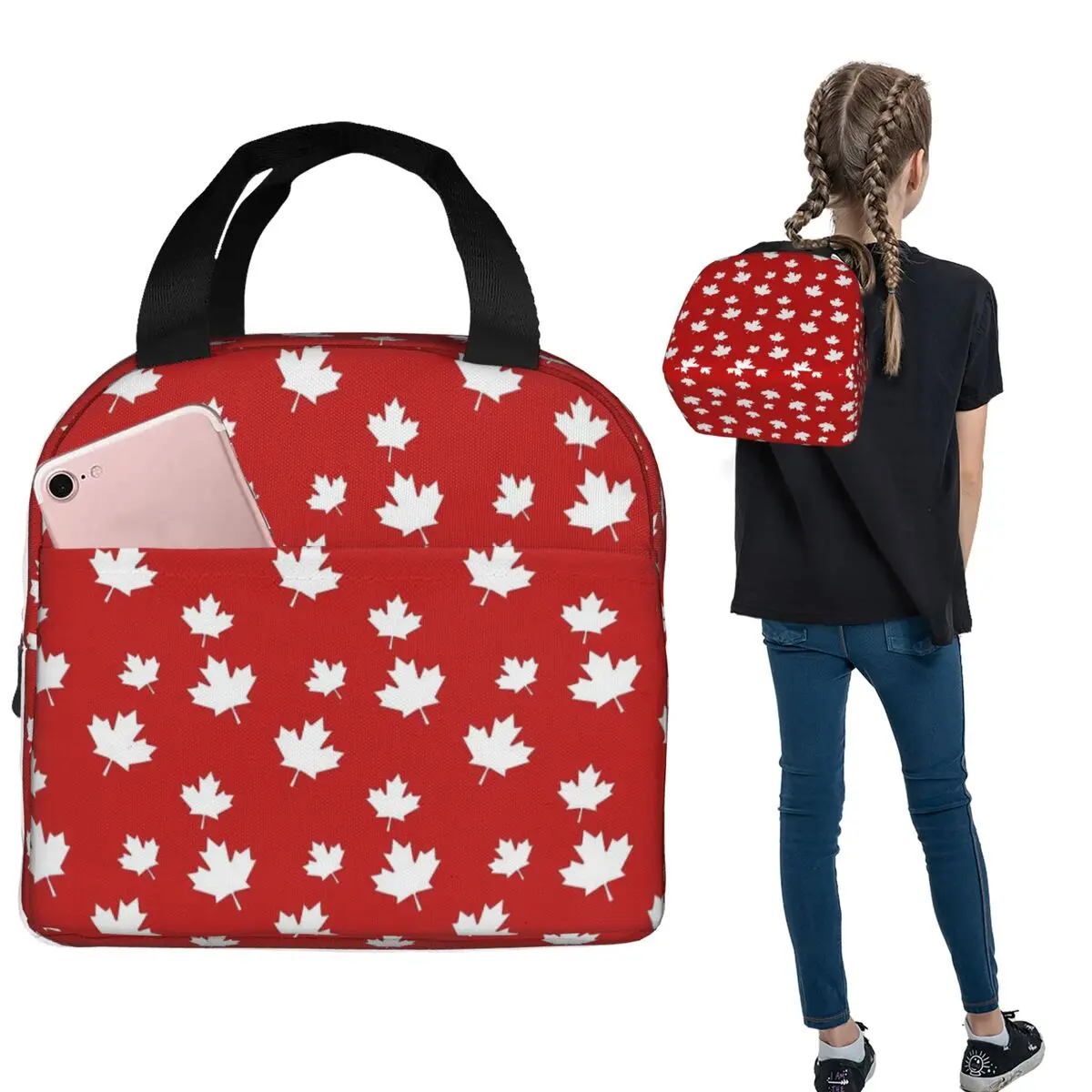 Canada Maple Leaf Flag Pattern - огляд і ціна Women Bags Canada