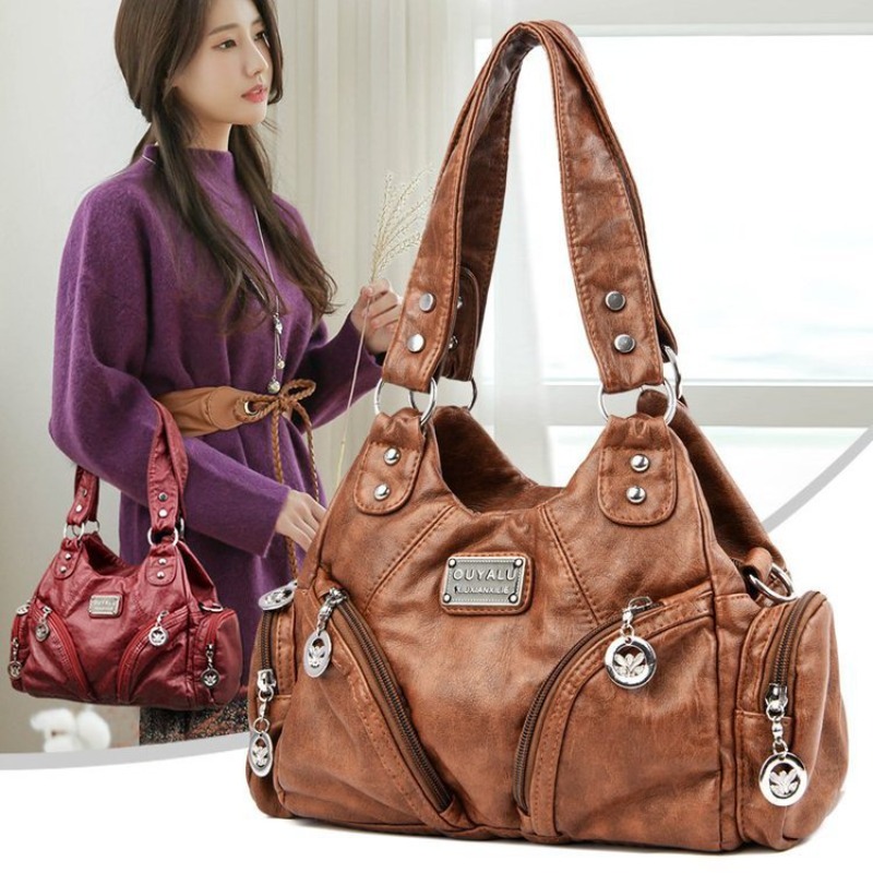 Cross-border Retro Soft Leathe - огляд і ціна Women Bags Amazon