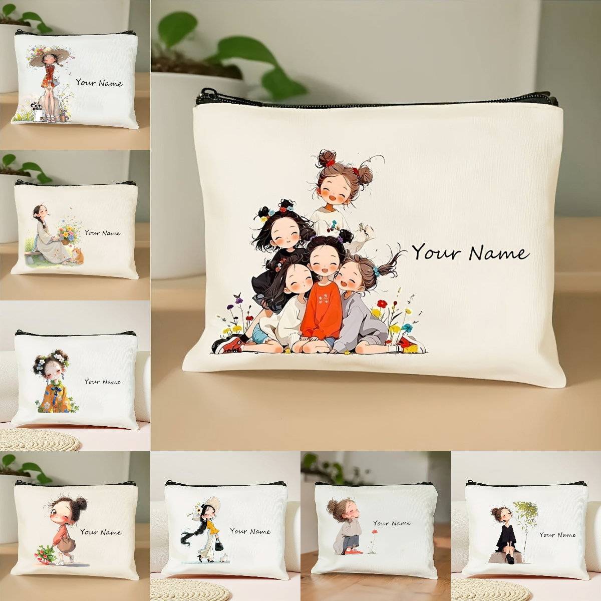 Korean-Style Anime Girl Makeup - огляд і ціна Women Bags Gift