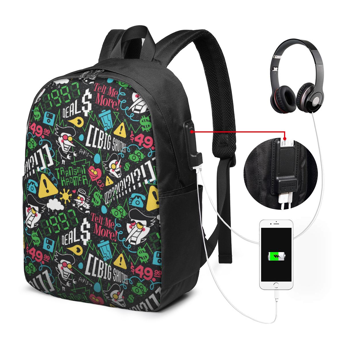 Deltarune SPAMTON G Backpack T - огляд і ціна Women Bags For College