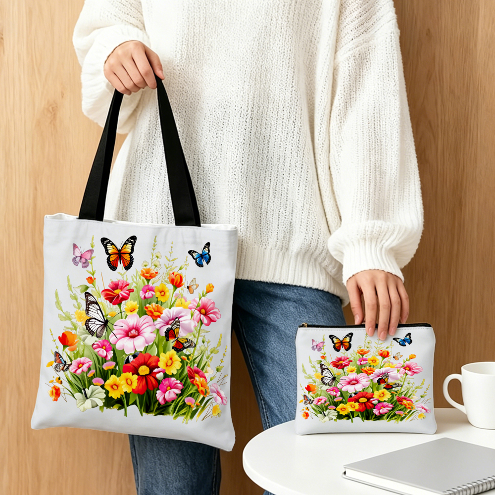 Floral Print Handbag Butterfli - огляд і ціна Women'S Bags Handbags