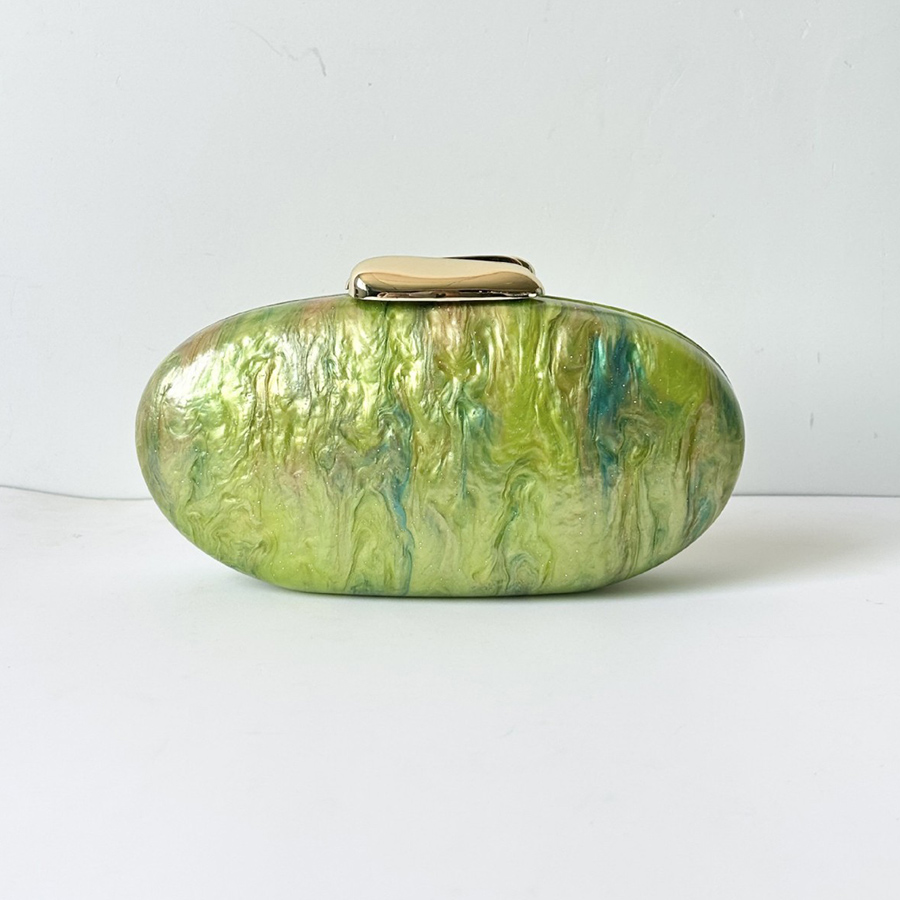 Watermelon Green Acrylic Clutc - огляд і ціна Mini Purse Chain