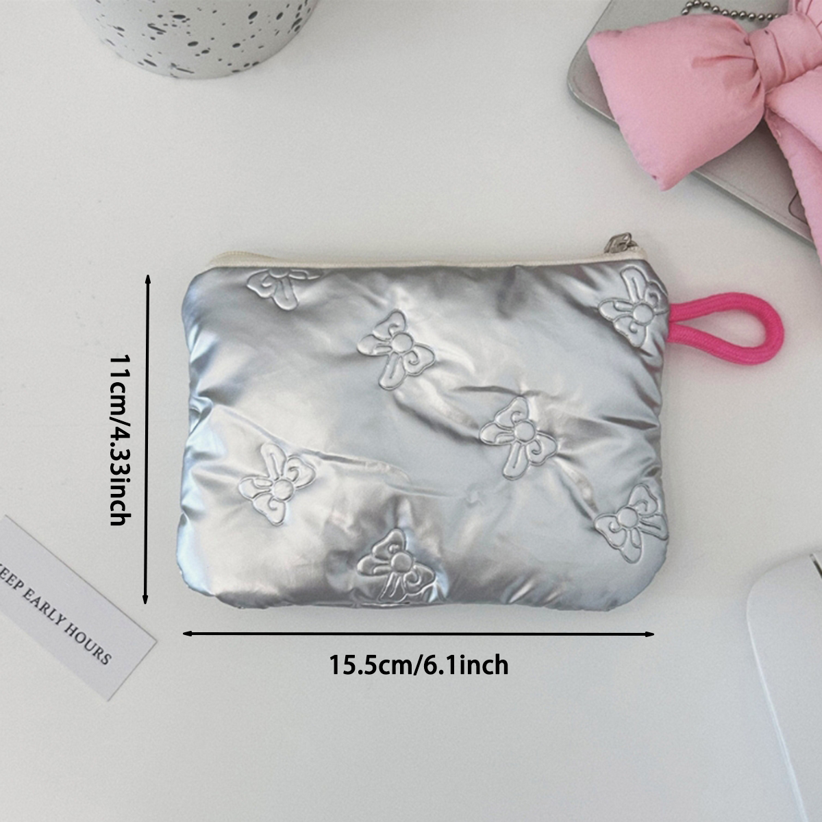 Silver Lingge Bow Pattern Coin - огляд і ціна Women'S Bags At M&S