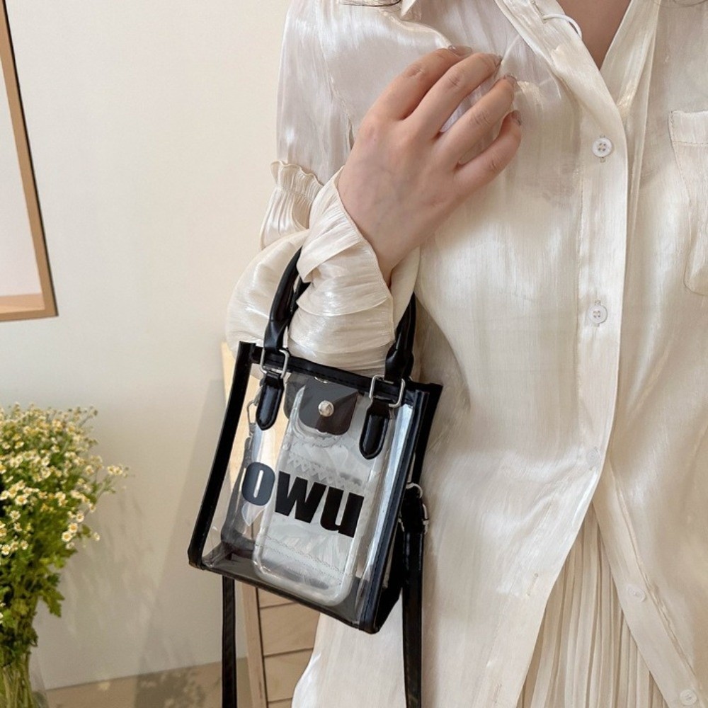 Fashion Letter Print Transpare - огляд і ціна Jelly Bag Clear Pvc