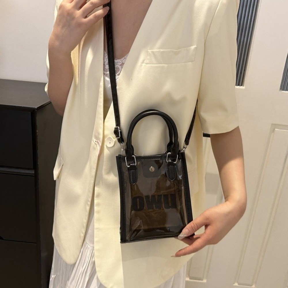 Fashion Letter Print Transpare - огляд і ціна Jelly Bag Clear Pvc
