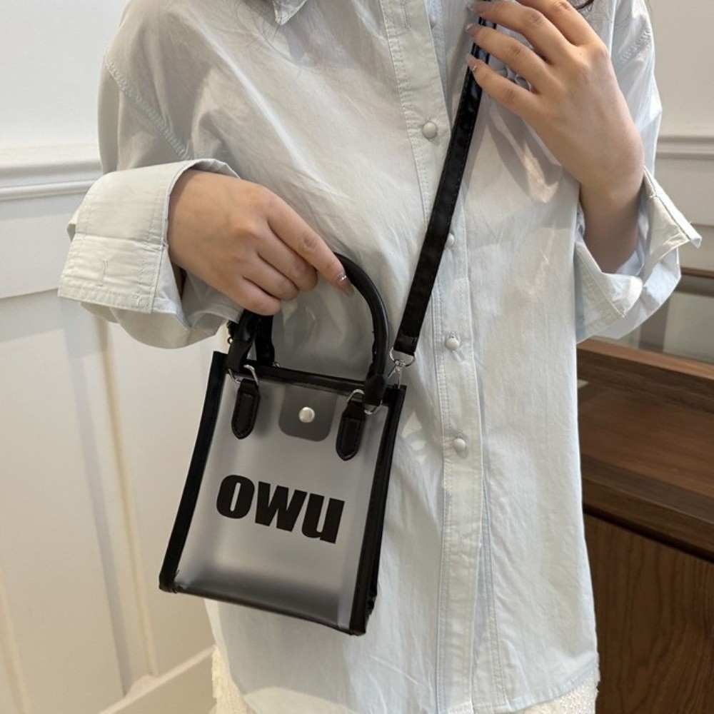 Fashion Letter Print Transpare - огляд і ціна Jelly Bag Clear Pvc