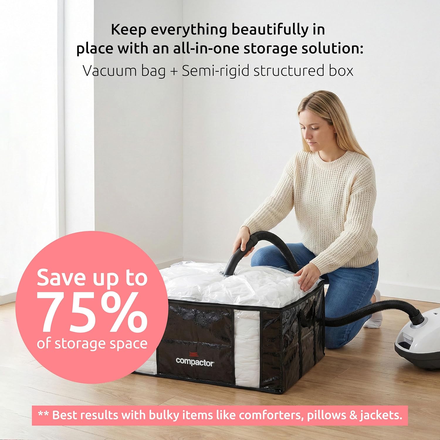 Semi Rigid Box Vacuum Storage  - огляд і ціна Box Bag Rigid