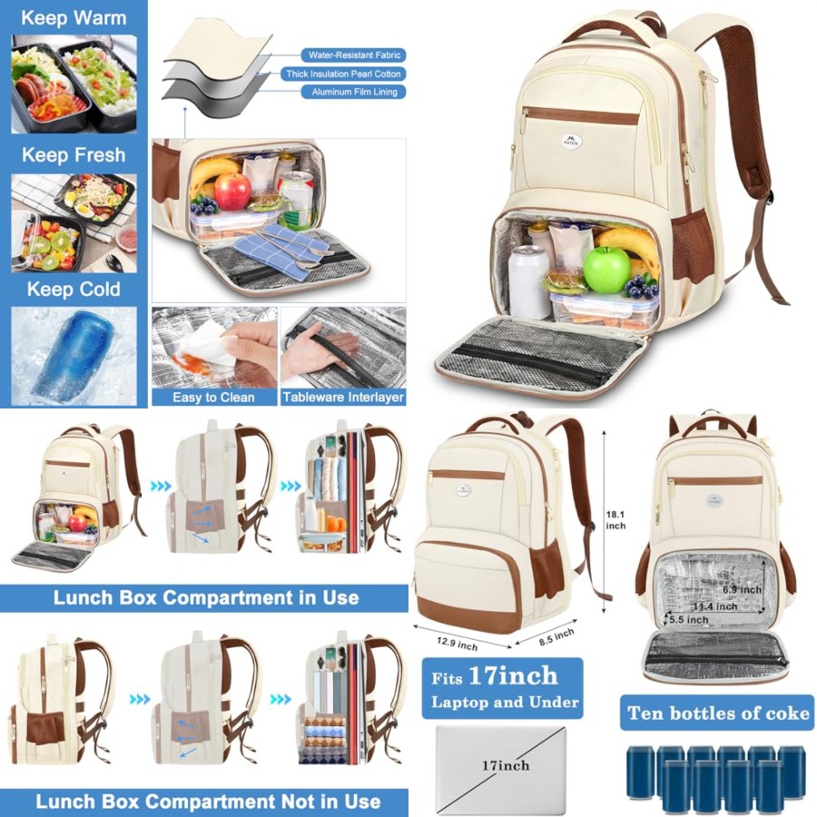 Backpack Lunch Bag for Women,  - огляд і ціна Women Bags For College