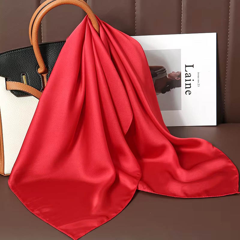 Luxury Solid Color Silk Square - огляд і ціна Women Bags Online