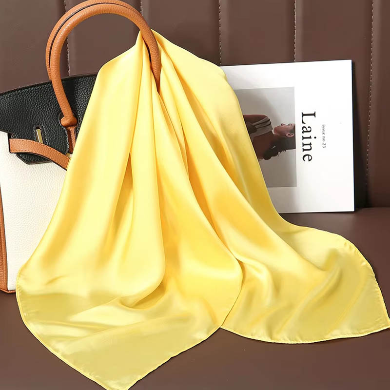 Luxury Solid Color Silk Square - огляд і ціна Women Bags Online