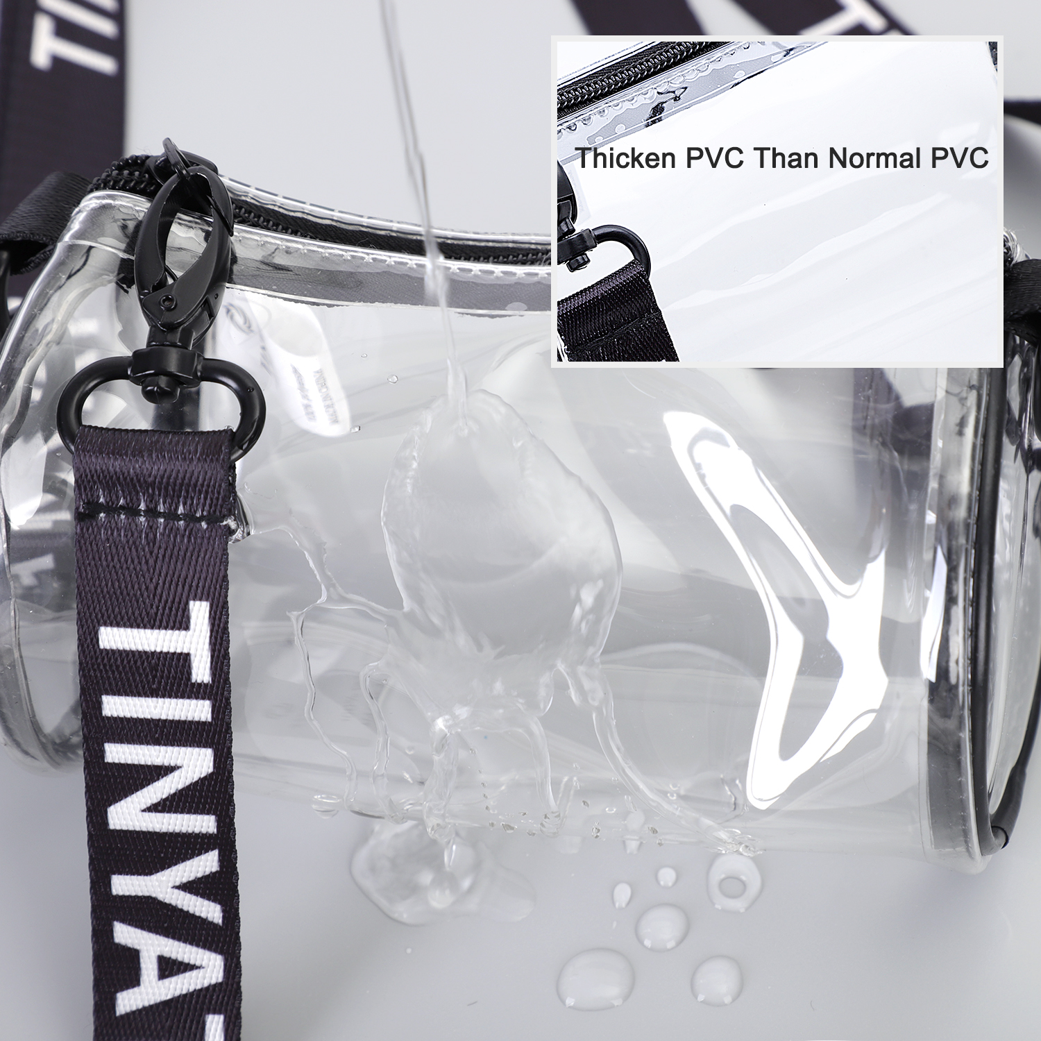 TINYAT Mini Transparent Women  - огляд і ціна Jelly Bag Clear Pvc
