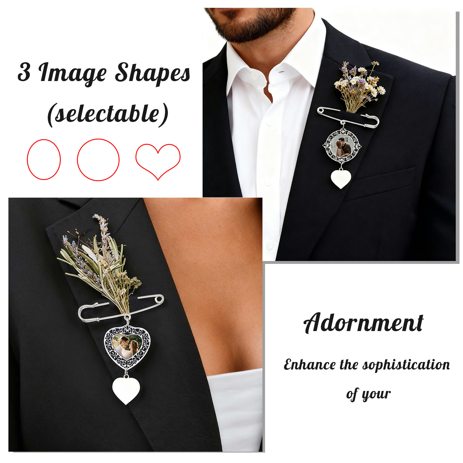 Custom Picture Badge Brooches  - огляд і ціна Women Bags For Wedding