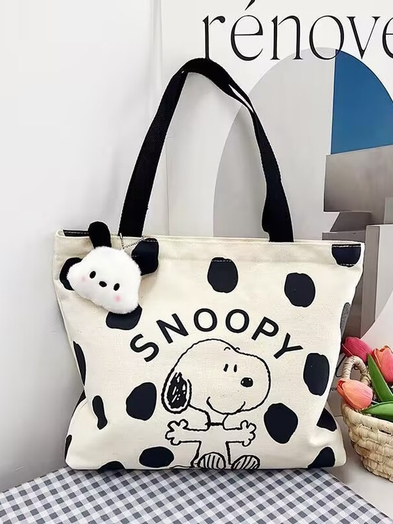Cartoon Snoopy Canvas Shoulder - огляд і ціна Women'S Bags Handbags