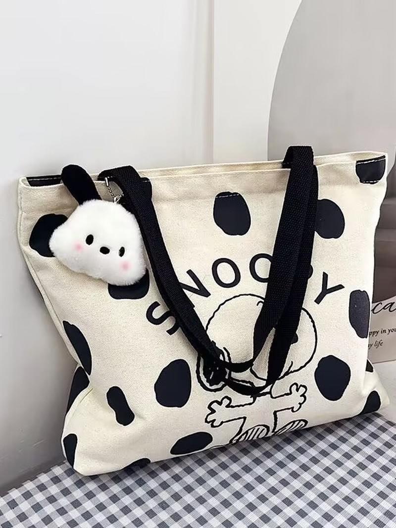 Cartoon Snoopy Canvas Shoulder - огляд і ціна Women'S Bags Handbags