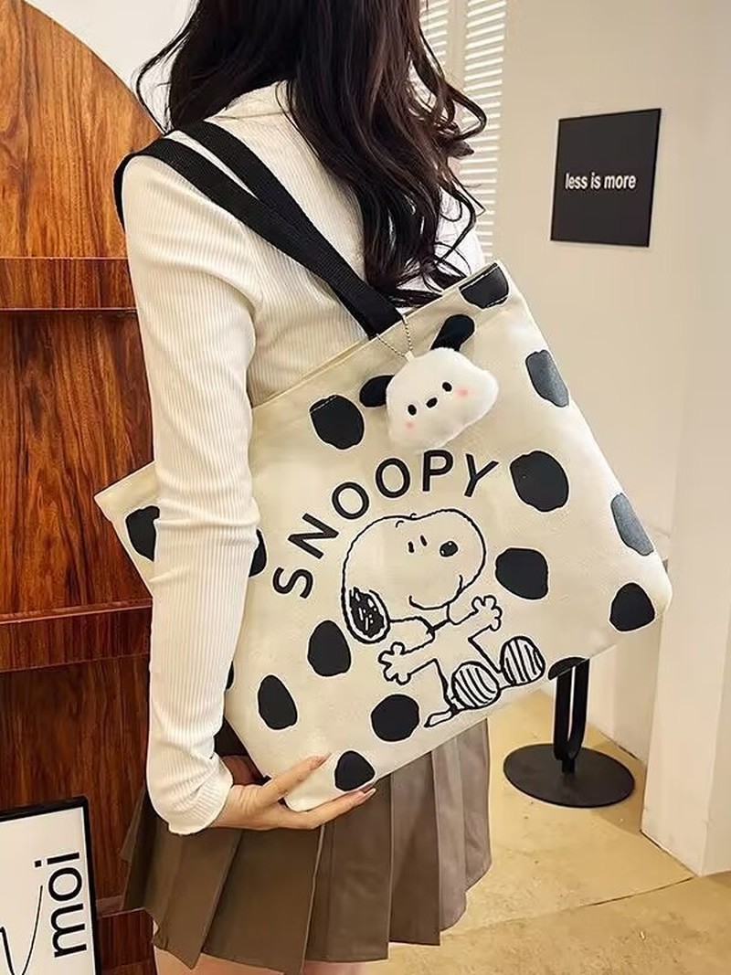 Cartoon Snoopy Canvas Shoulder - огляд і ціна Women'S Bags Handbags
