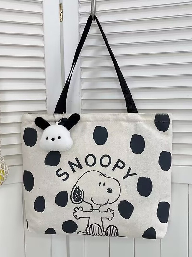 Cartoon Snoopy Canvas Shoulder - огляд і ціна Women'S Bags Handbags