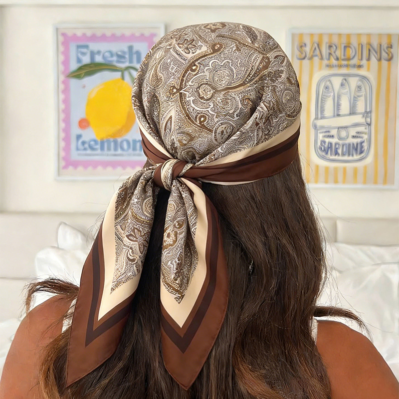 Luxury Women Silk Square Scarf - огляд і ціна Women Bags Online