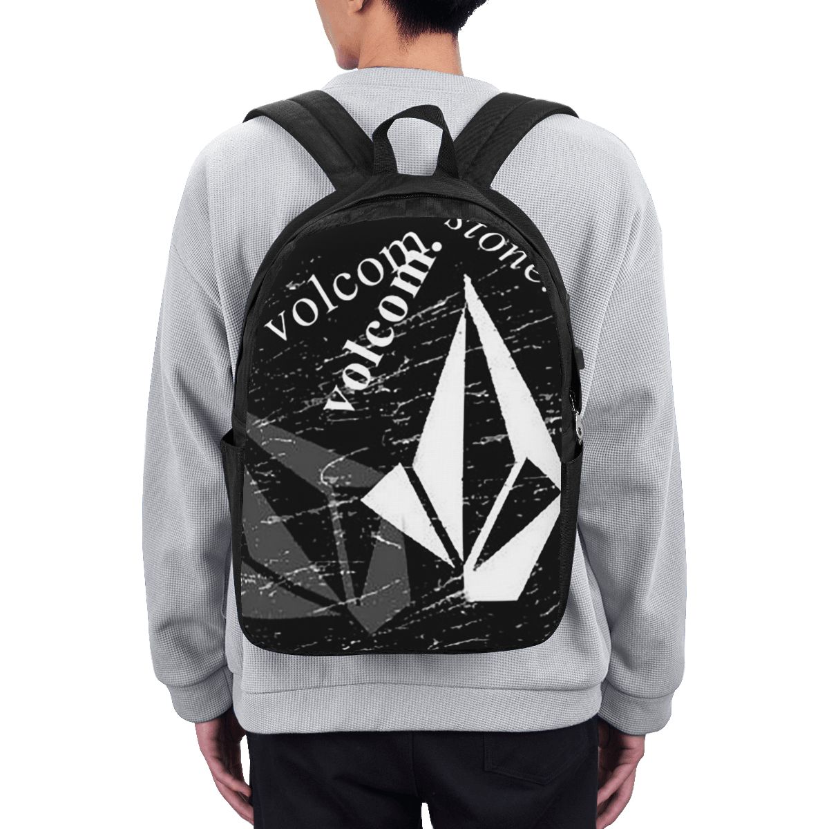 V-Volcom Logo Backpack Travel  - огляд і ціна Women Bags For College