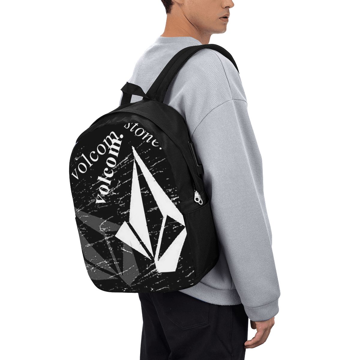 V-Volcom Logo Backpack Travel  - огляд і ціна Women Bags For College