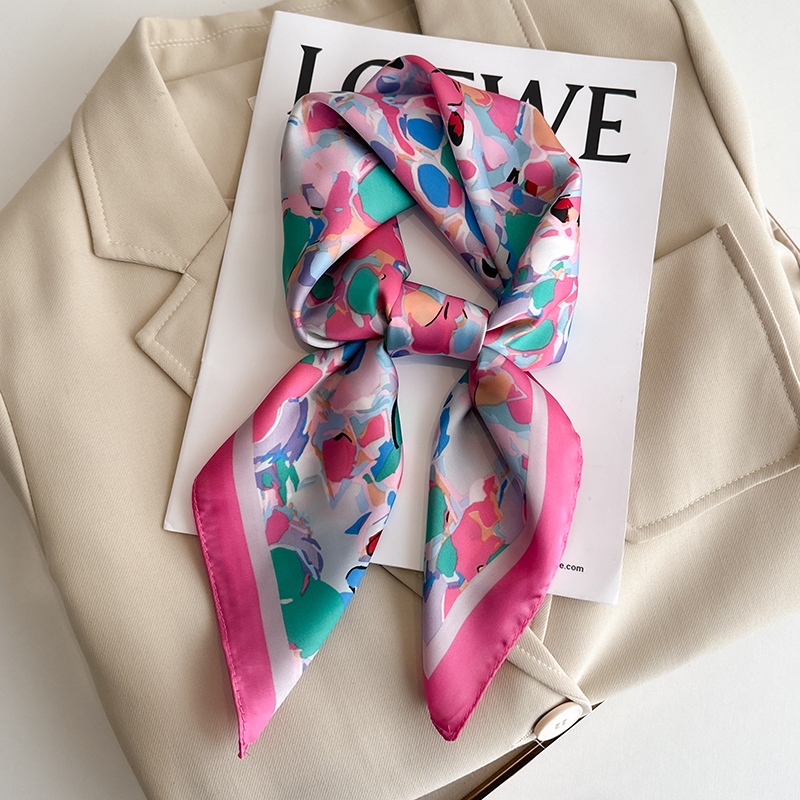 Luxury Floral Print Square Sil - огляд і ціна Women Bags Online