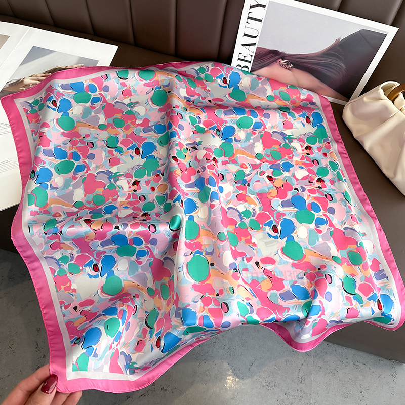Luxury Floral Print Square Sil - огляд і ціна Women Bags Online