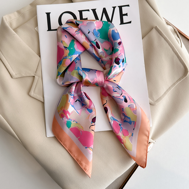 Luxury Floral Print Square Sil - огляд і ціна Women Bags Online