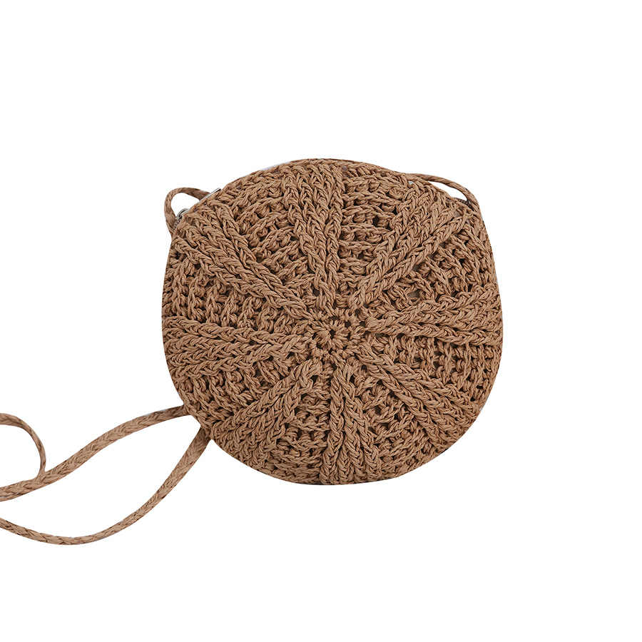 Round Hollow Straw Crossbody B - огляд і ціна Circle Round Bag