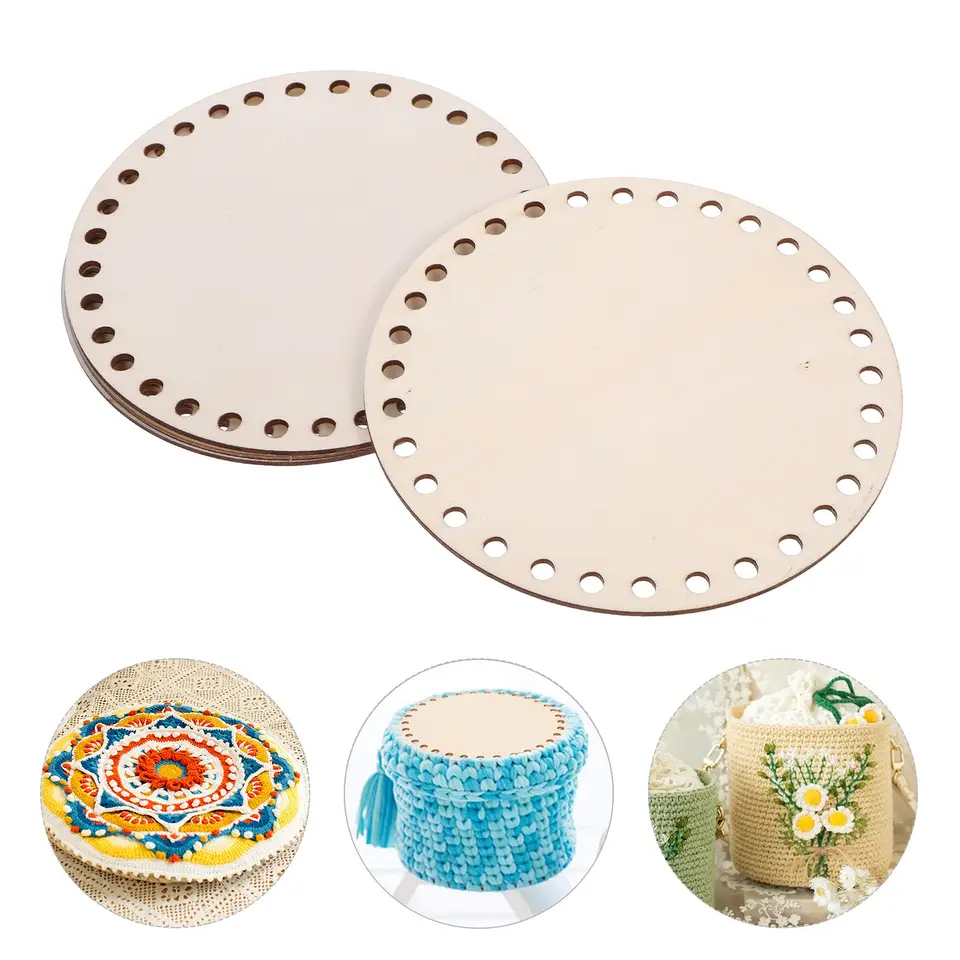 5Pcs Wooden Mini Cross Fixed F - огляд і ціна Circle Round Bag