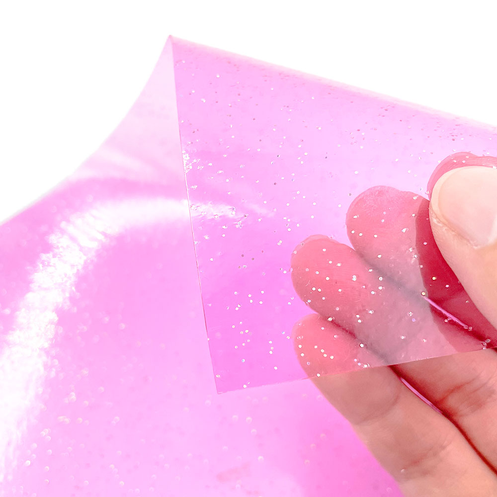 Clear With Glitter Powder PVC  - огляд і ціна Jelly Bag Clear Pvc