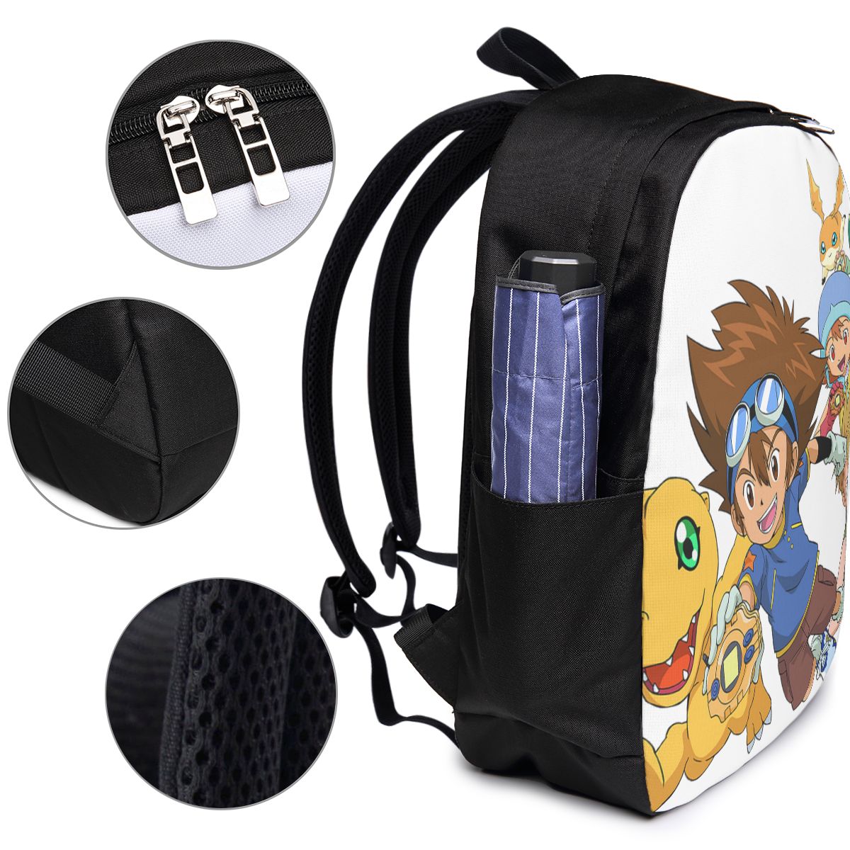 Anime Digimon Cartoon (1) Back - огляд і ціна Women Bags For College