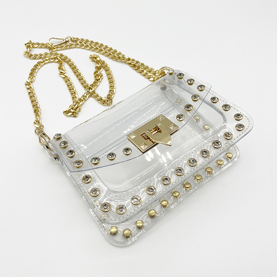 Women's New Flip Small Handbag - огляд і ціна Jelly Bag Clear Pvc