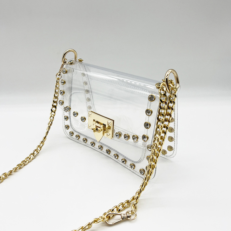 Women's New Flip Small Handbag - огляд і ціна Jelly Bag Clear Pvc