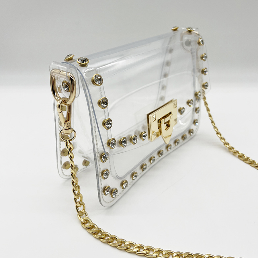 Women's New Flip Small Handbag - огляд і ціна Jelly Bag Clear Pvc
