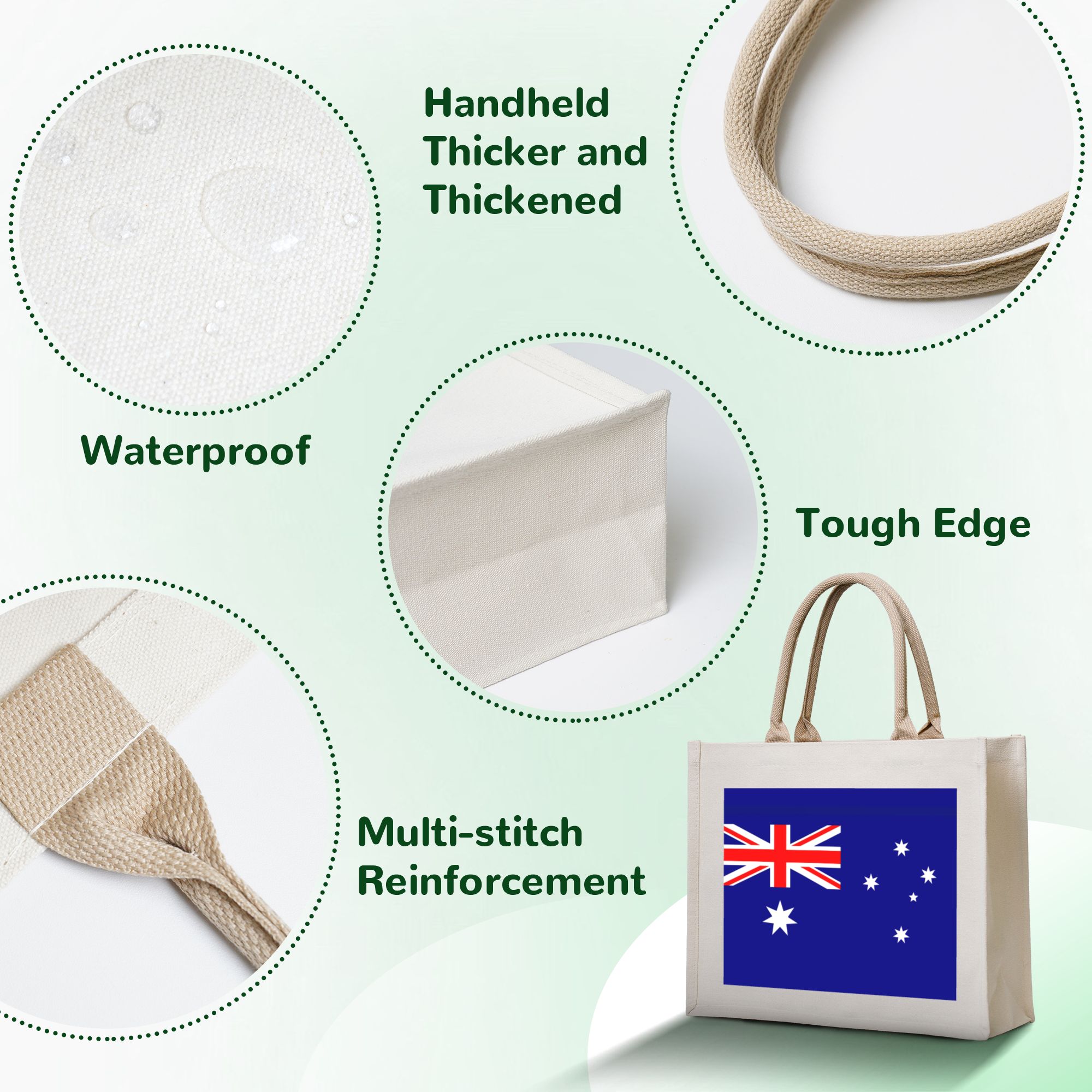 Australia Flag Grocery Tote Sh - огляд і ціна Women Bags In Australia
