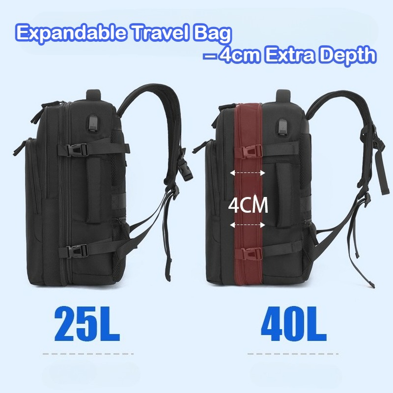40L Travel Backpack 30x25x48cm - огляд і ціна Women Bags Large