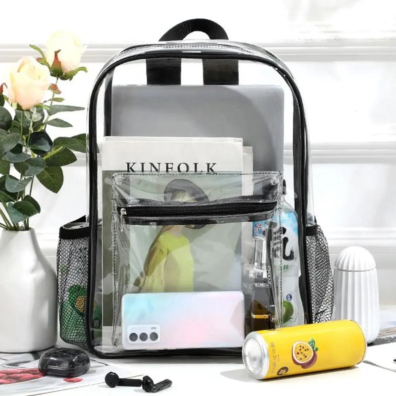 Transparent PVC Backpack Outdo - огляд і ціна Women Bags Large