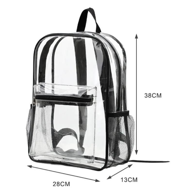 Transparent PVC Backpack Outdo - огляд і ціна Women Bags Large