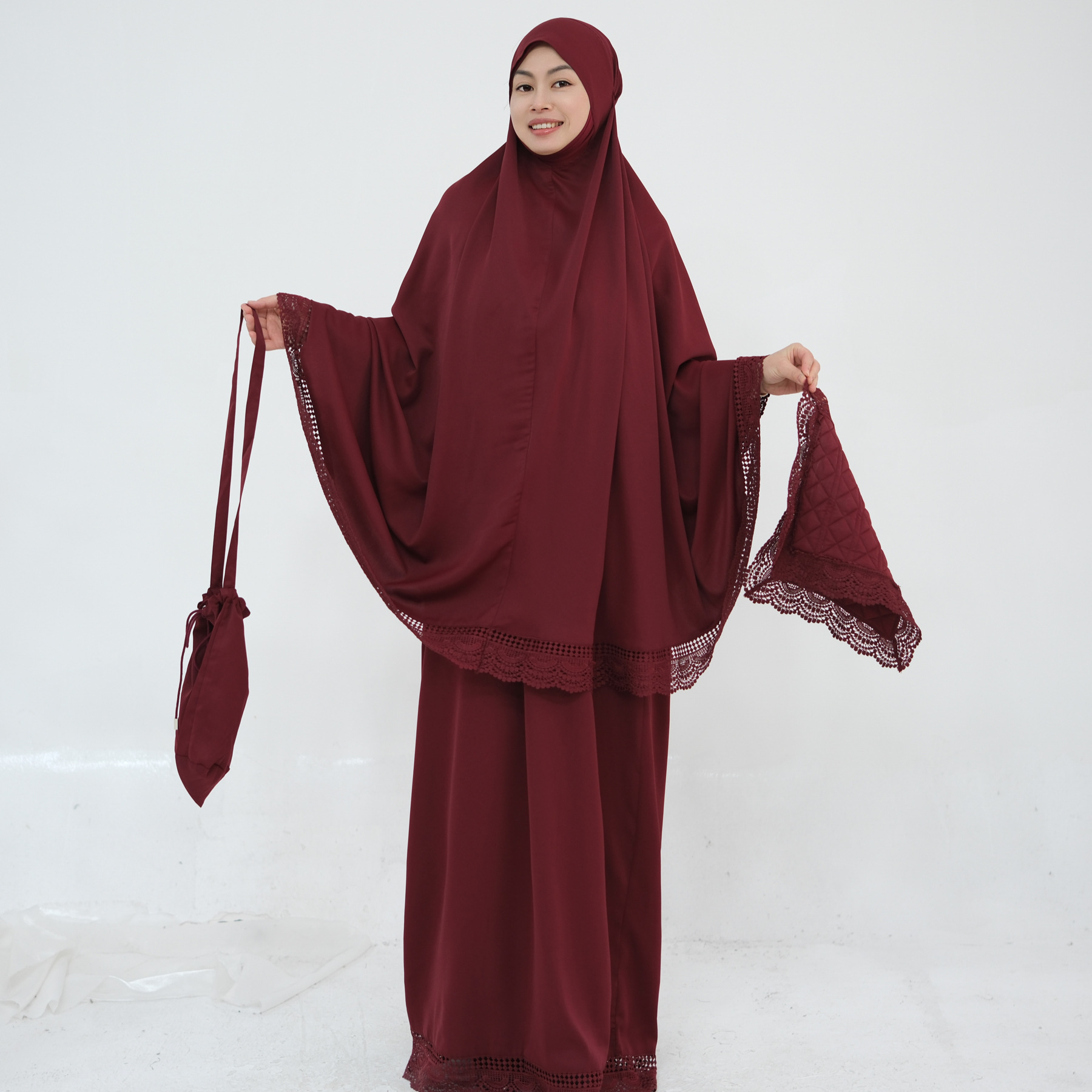 4PCS Muslim Women Prayer Garme - огляд і ціна Women Bags For Eid
