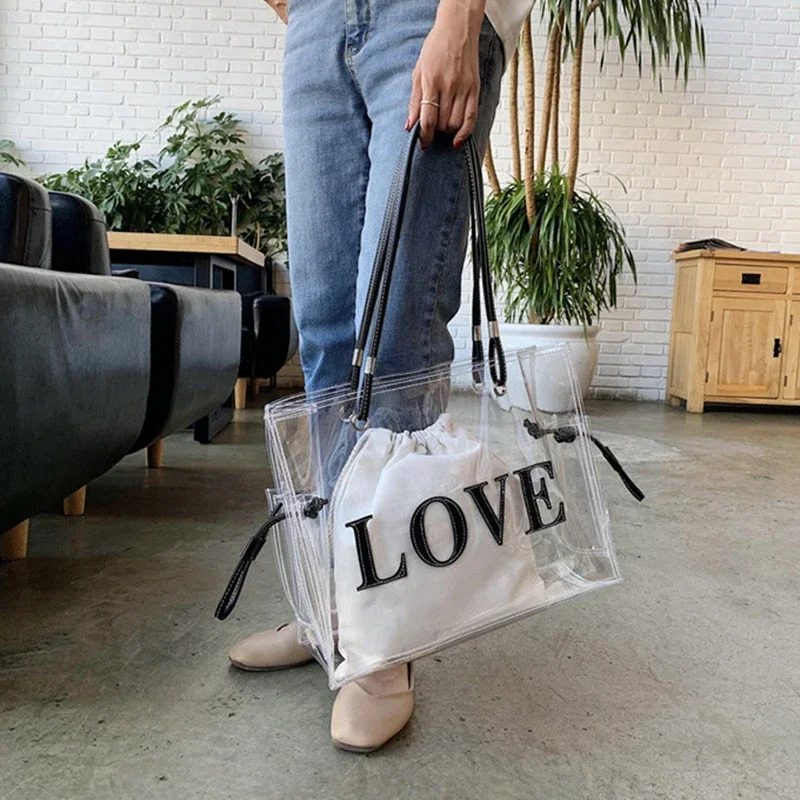 PVC Transparent Fashion Should - огляд і ціна Jelly Bag Clear Pvc