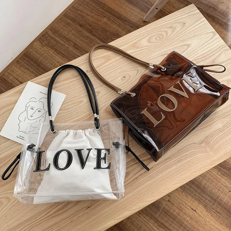PVC Transparent Fashion Should - огляд і ціна Jelly Bag Clear Pvc